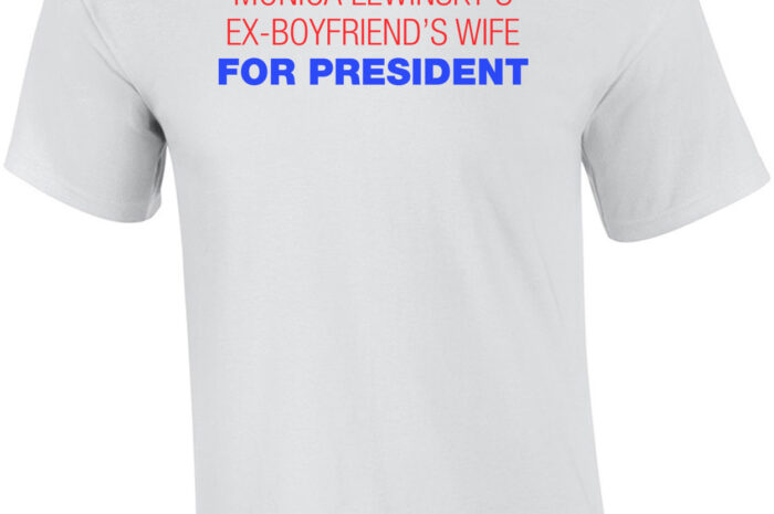 Monica Lewinsky’s Ex-Boyfriend’s Wife for President